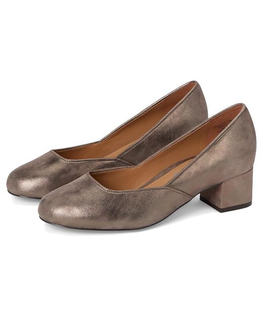 Johnston & Murphy Brown Sienna Pumps Wedge Shoes, Synthetic