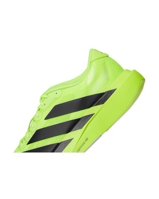 Adidas Originals Green Adizero Evo Sl Running Shoes Running Shoes Lucid Lemon//Matte 9.5 D for men