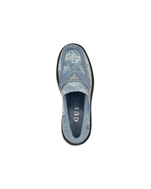 Guess Blue Shatha ( Denim) Flat Shoes