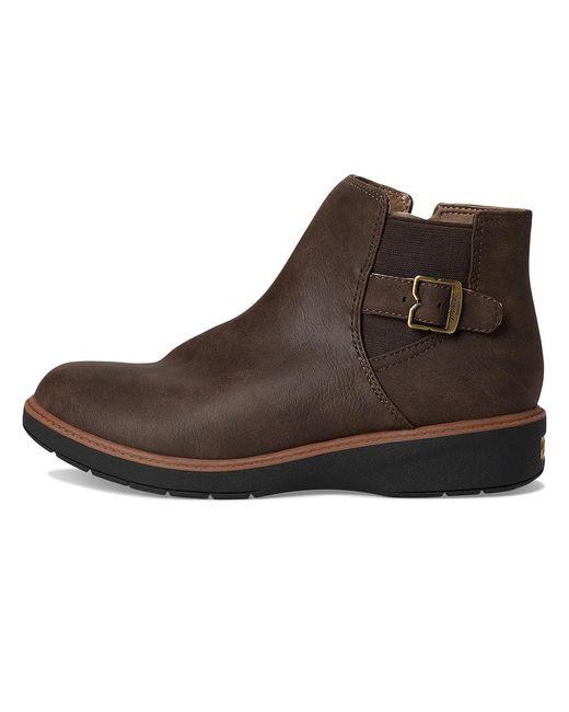 Dr. Scholls Brown Calm One Chelsea Short Boots Boots, Synthetic
