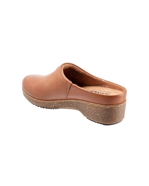 Softwalk® Brown Arvada (Luggage) Flat Shoes