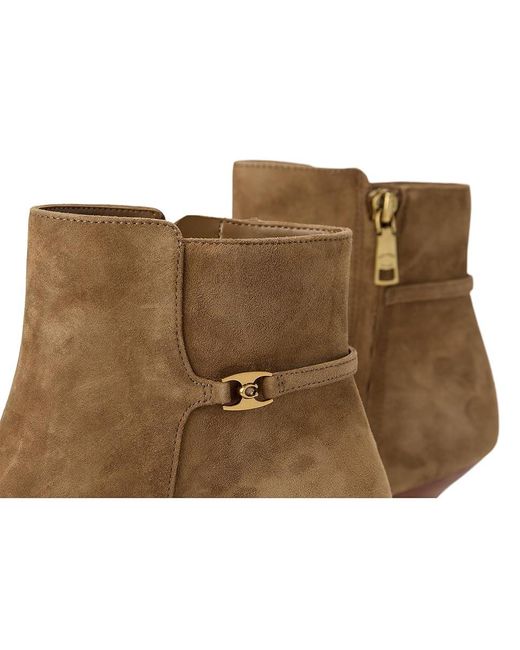 COACH Brown Rebecca Suede Bootie (Cedar) Boots