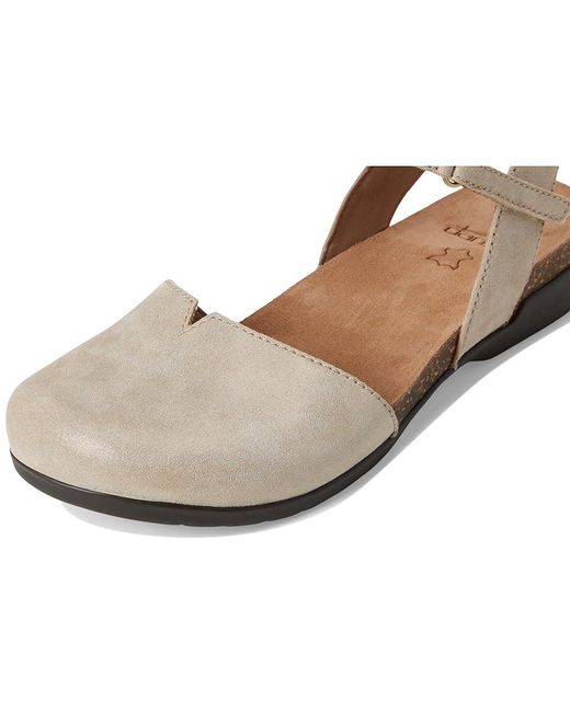 Dansko Metallic Rowan Shoes, Nubuck/Leather