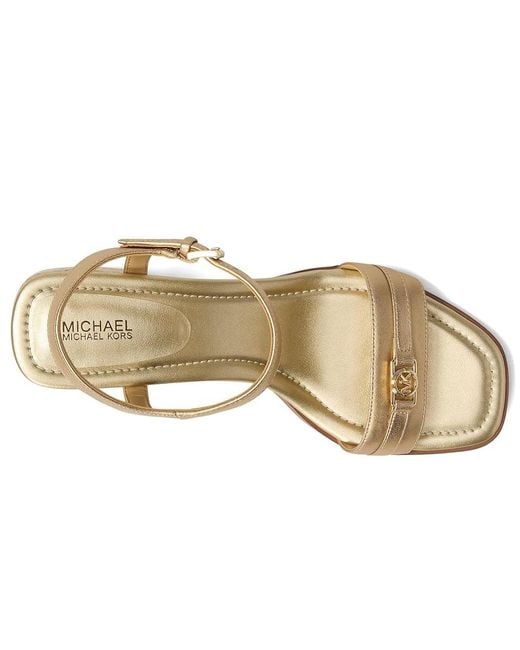 MICHAEL Michael Kors Metallic Dy Mid Sandal Heeled