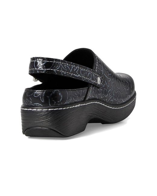 Alegria Black Olie Flat Shoes, Leather
