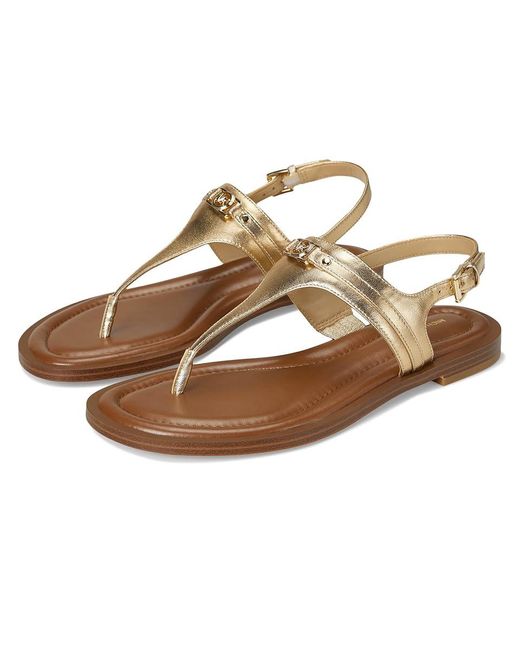 MICHAEL Michael Kors Metallic Mandy Thong Sandal Sandals, Synthetic