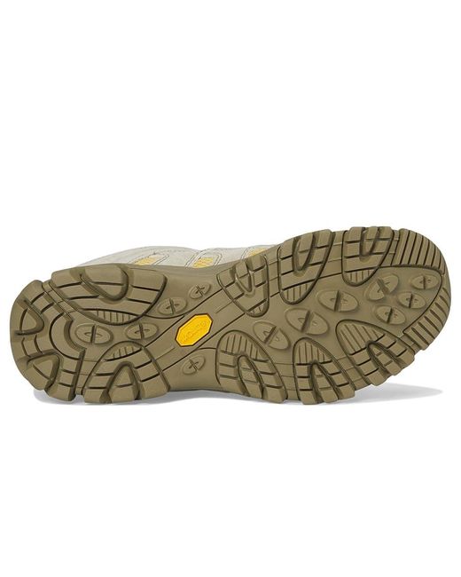 Merrell Metallic Moab 3 Shoes, Leather/Suede/Textile for men