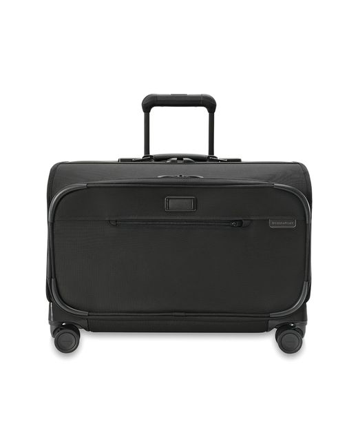 Briggs & Riley Baseline Wide Carryon Garment Spinner Bag in Black Lyst