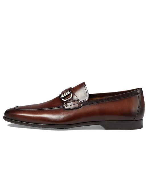 Magnanni Shoes Raso Ii (Midbrown) Lace Up Wing Tip Shoes for men