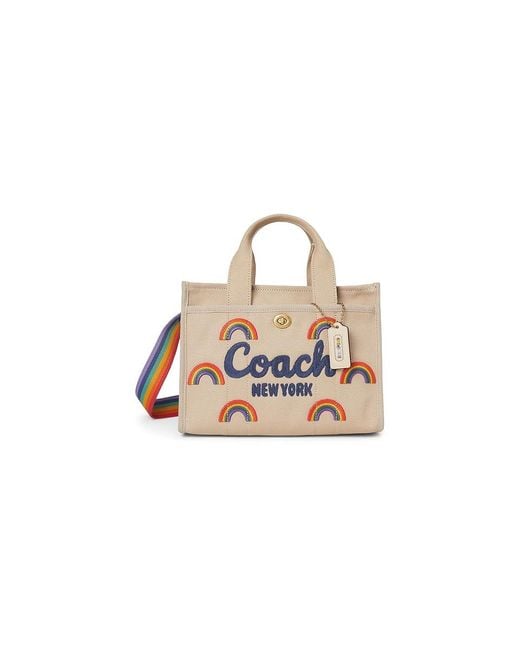 COACH Black Cargo Tote Bag 26 With Tote Handbags, Canvas