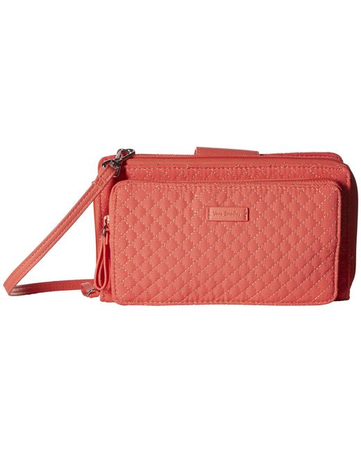 Vera Bradley Red Iconic Deluxe All Together Crossbody