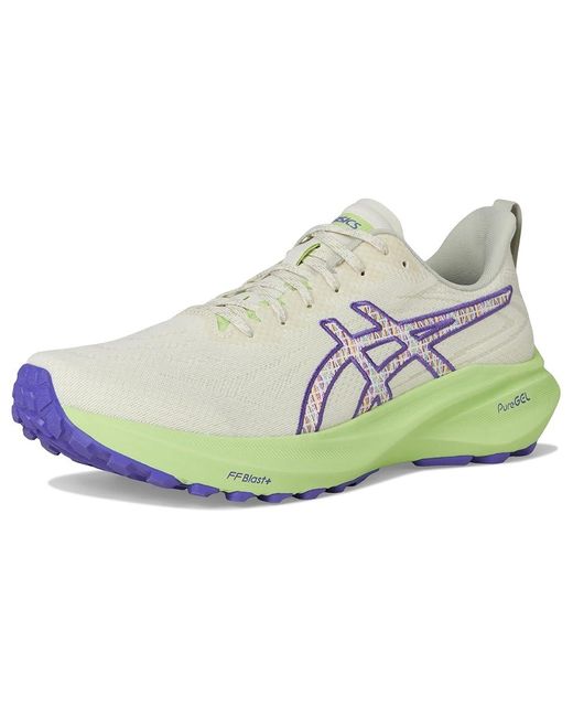 Asics Multicolor Gt-2000 13 Tr Running Shoes Nature Bathing/Lime 10.5 D for men