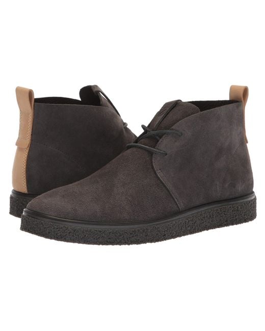 Ecco Crepetray S Desert Boots, Grey (magnet 5308), Uk in Black for Men |  Lyst