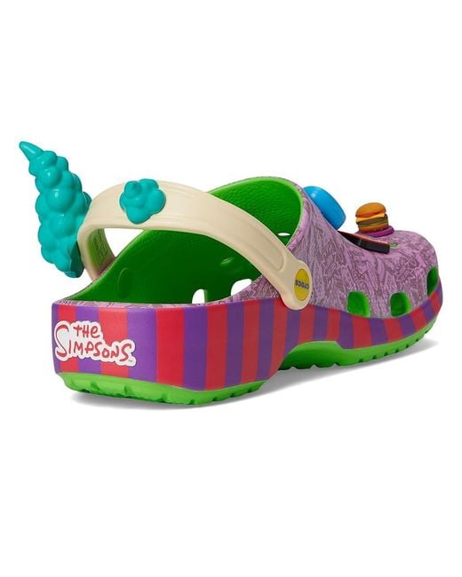 CROCSTM Green The Simpsons Krusty Classic Clog Clog Shoes 11
