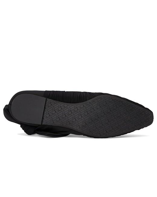 Badgley Mischka Black Valyn Slippers, Silk