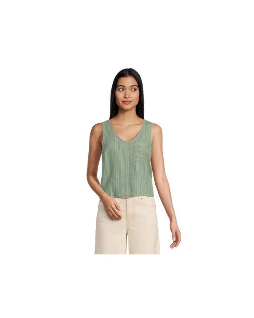 Toad&Co Black Taj Hemp Button Back Tank Top Clothing, Elastane/Lyocell/Tencel