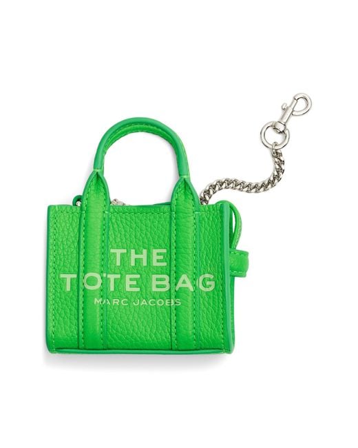 Marc Jacobs The Nano Tote Bag Charm in Green Lyst