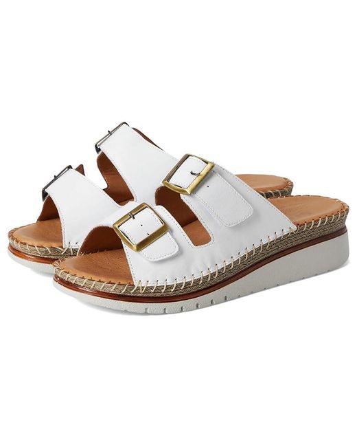 Spring Step Metallic Minisia Sandals, Leather/Rubber