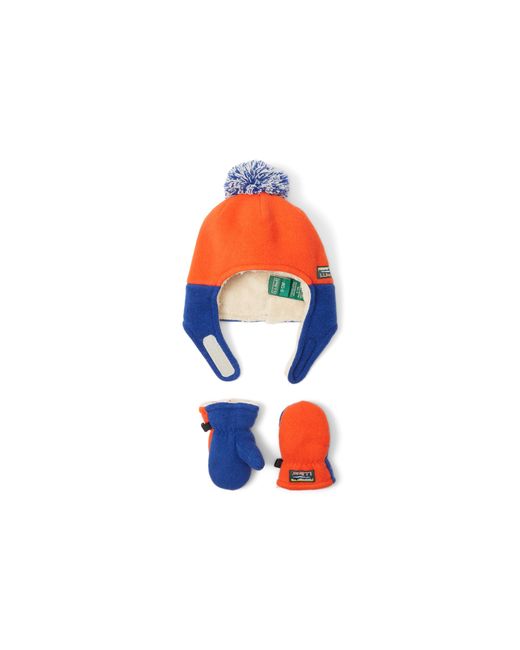 L.L. Bean Mountain Classic Fleece Hat And Mitten Set in Red Lyst