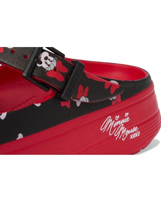 CROCSTM Red Minnie Mouse Mary Jane Multi Size 4 Uk / 5 Uk
