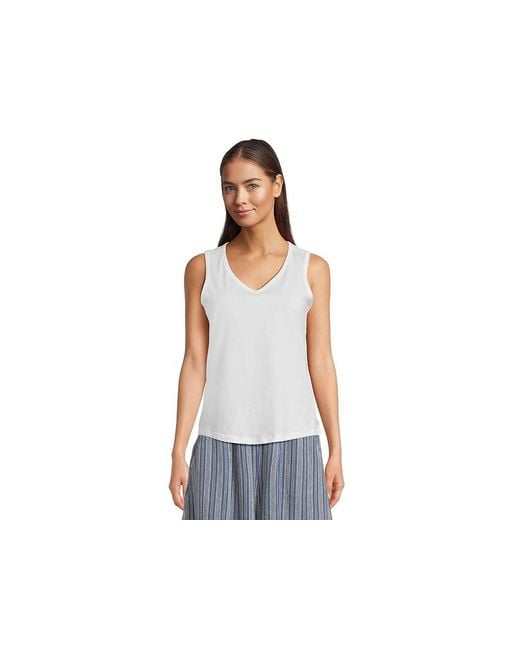 Toad&Co Blue Marley Tank Top Clothing, Cotton/Elastane/Lyocell