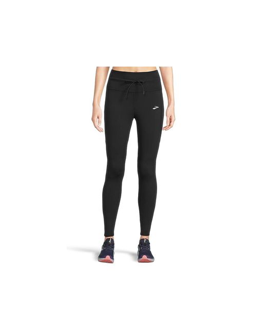 Brooks Black Luxe Tight Clothing, Polyester/Spandex