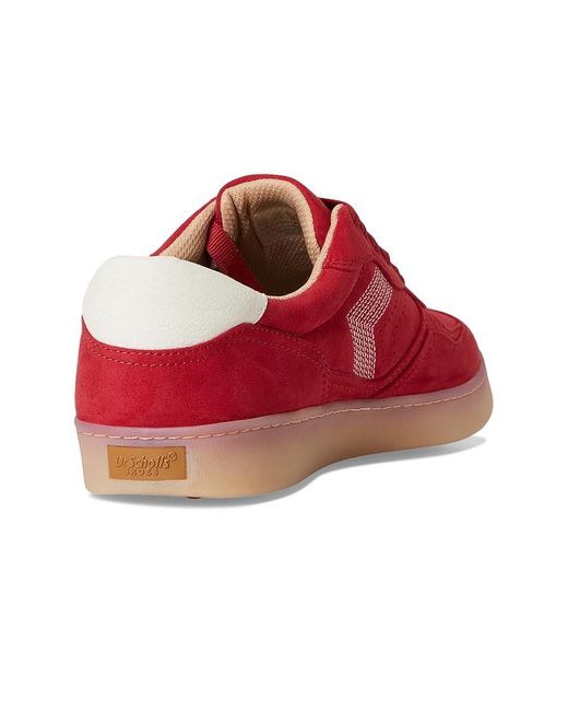 Dr. Scholls Red Right On Lace-Up Shoes Shoes, Faux Leather