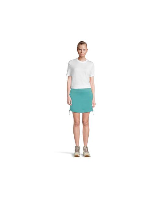 Columbia Blue All Seasons Ruched Skort Skirt, Elastane/Polyester