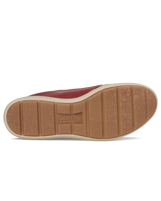 Clarks Red Bryianne Bayla Shoes 9 B