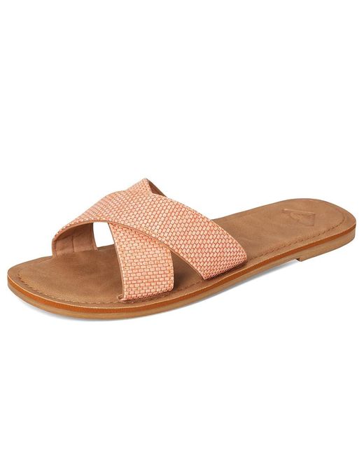 Roxy Black Andreya Raffia Sandals, Synthetic