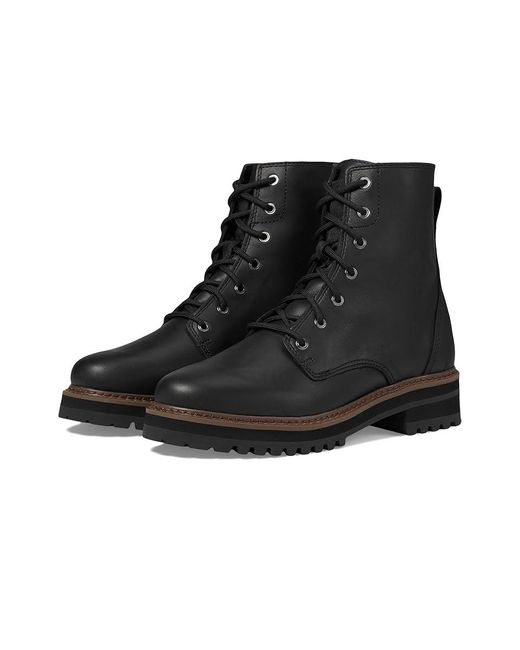 L.L. Bean Black Camden Hill Boot Lace Up Boots 6 B