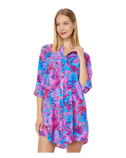Lilly Pulitzer Natalie Cover-up in Blue | Lyst
