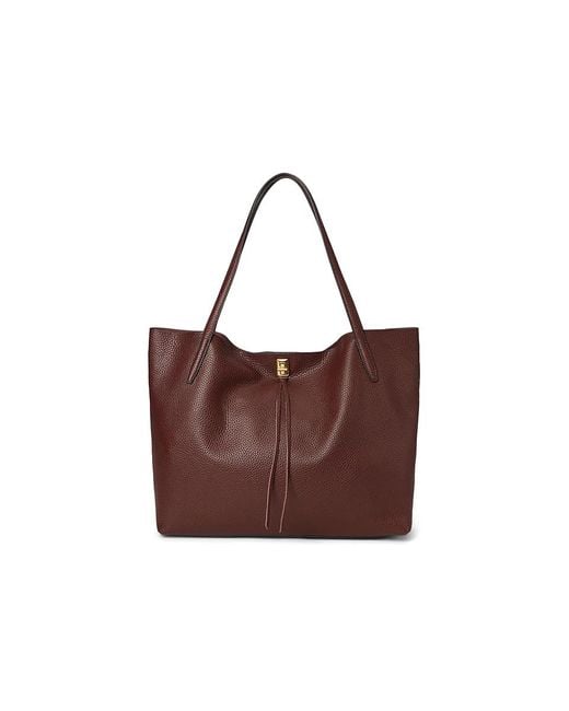 Rebecca Minkoff Brown Darren Unlined Tote Tote Handbags, Leather