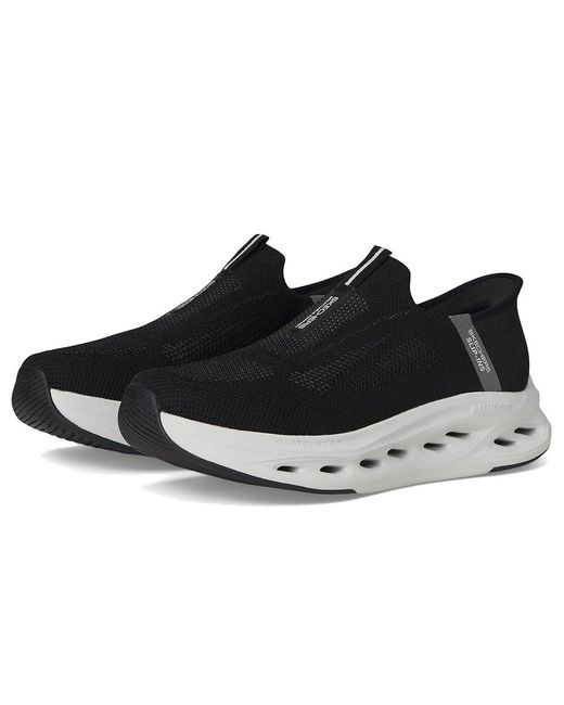 Skechers Black Hands Free Slip-Ins Max Cushioning Glide-Step Sneaker Running Shoes/ 10 D for men