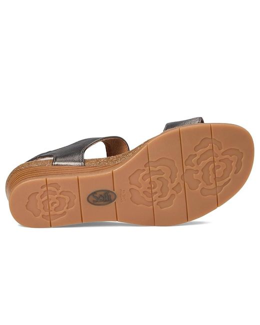 Söfft Black Verdi Ii Sandals 6.5 M (B) Leather