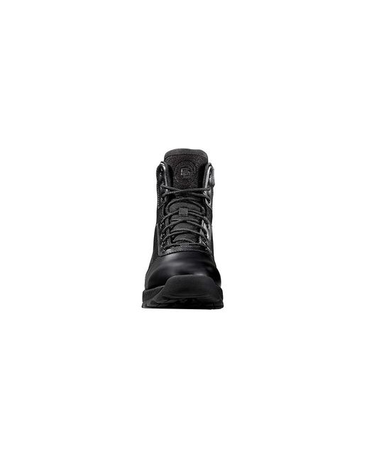 BD Protective Equipment Black Bdx8 Waterproof Side Zip Composite Toe Boot Work Lace-Up Boots, Leather for men