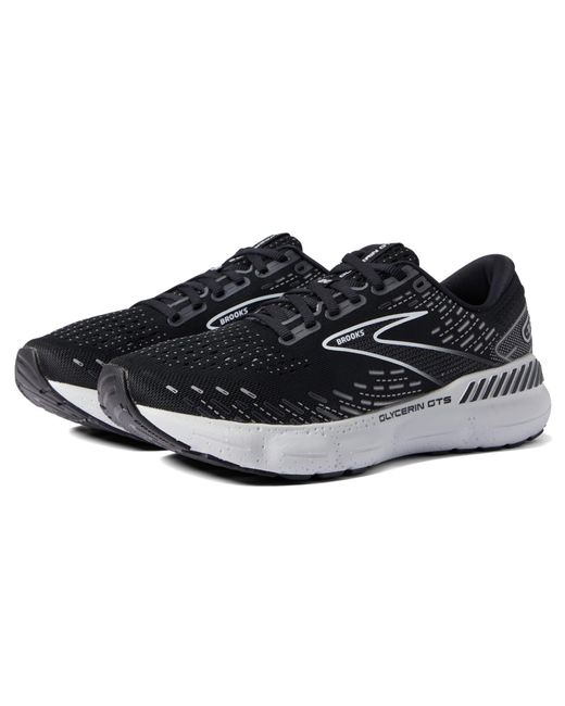 Brooks Synthetic Glycerin Gts 20 in Black Lyst
