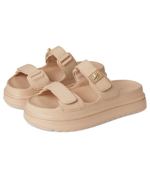 Steve Madden Natural Bigschmona Sandals, Suede