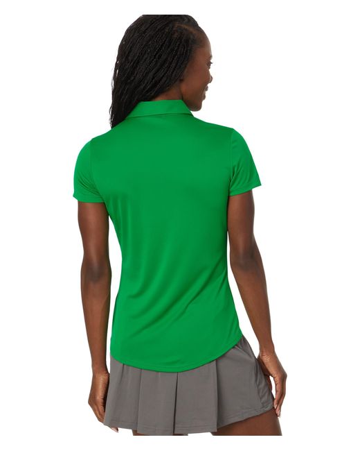 Adidas Originals Green Performance Solid Short Sleeve Polo