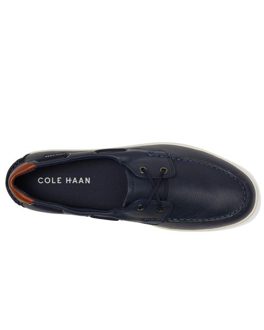 Cole Haan Blue Nantucket Boat Shoe for men