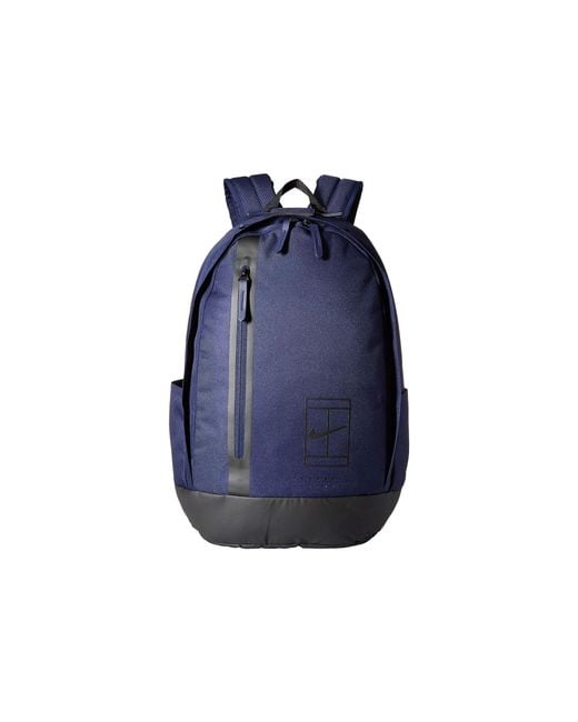 Nike Blue Court Advantage Tennis Backpack (aviator Grey/thunder Grey/fuel Orange) Backpack Bags for men