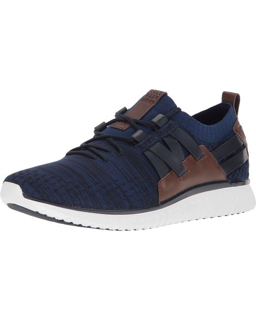 cole haan grand motion gray stitchlite lace ups