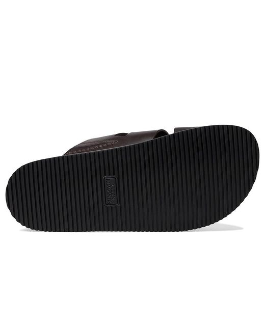Allen Edmonds Black Davis Sandal (Dark Leather) Sandals for men