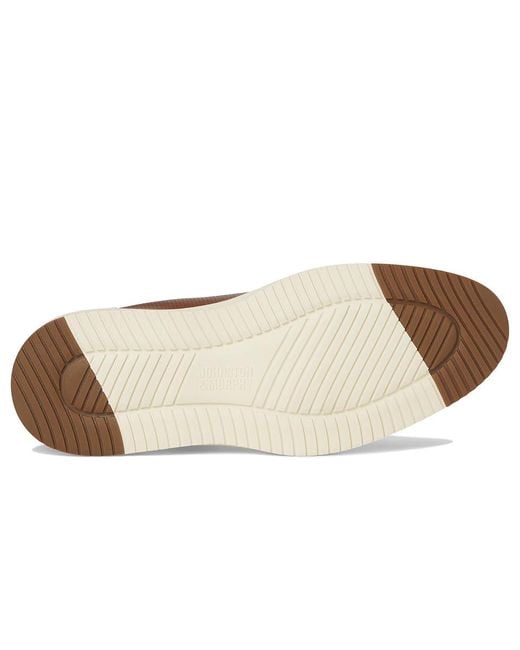 Johnston & Murphy Brown Upton One-Piece Perfed Plain Toe Shoes 10.5 M (D) Leather for men