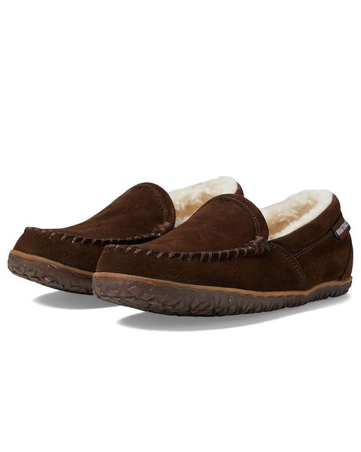 Minnetonka Brown Tempe Shoes, Leather/Manmade