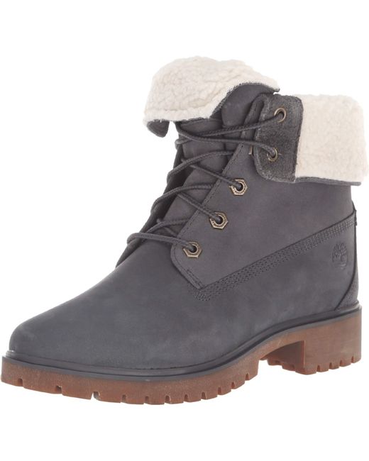 timberland jayne waterproof teddy fleece fold down