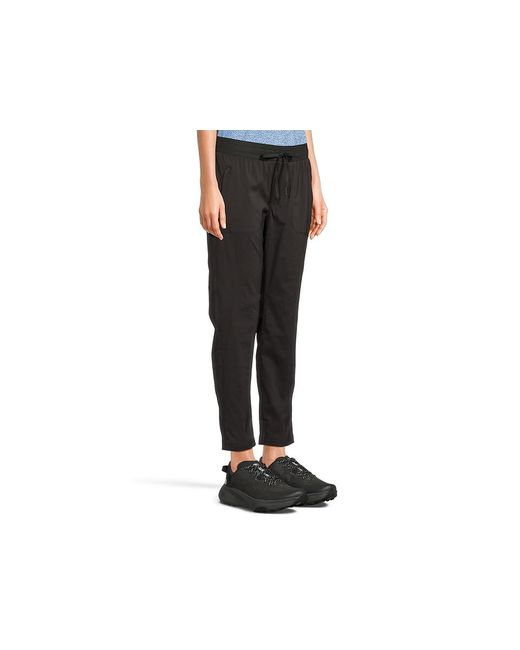 L.L. Bean Black Vista Camp Slim Leg Pants Jumpsuit & Rompers One Piece, Denim/Nylon/Spandex