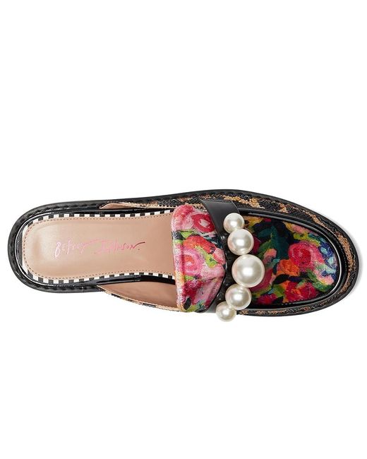 Betsey Johnson Black Norah Flat Shoes, Synthetic