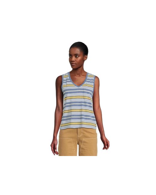 Toad&Co Black Grom V Neck Tank Top Clothing, Cotton