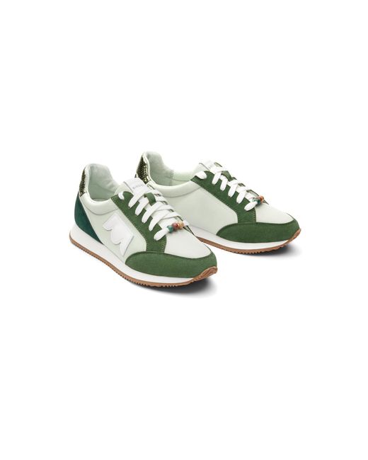 Birdies Green Roadrunner Nylon Sneakers